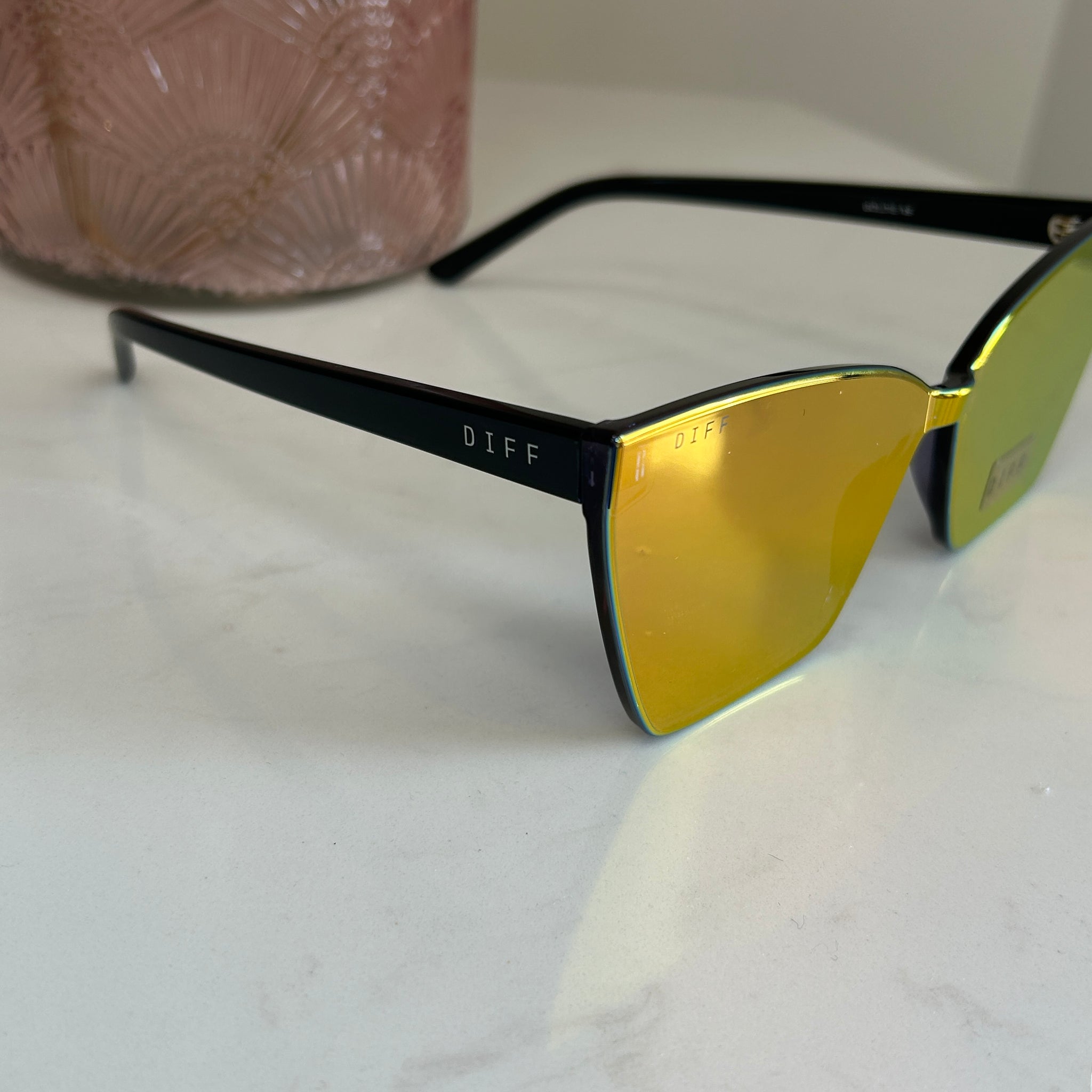 DIFF Goldie XS Sunglasses DIFF-Goldie XS-Kombu + Moss Mirrored | Mercari main image 3