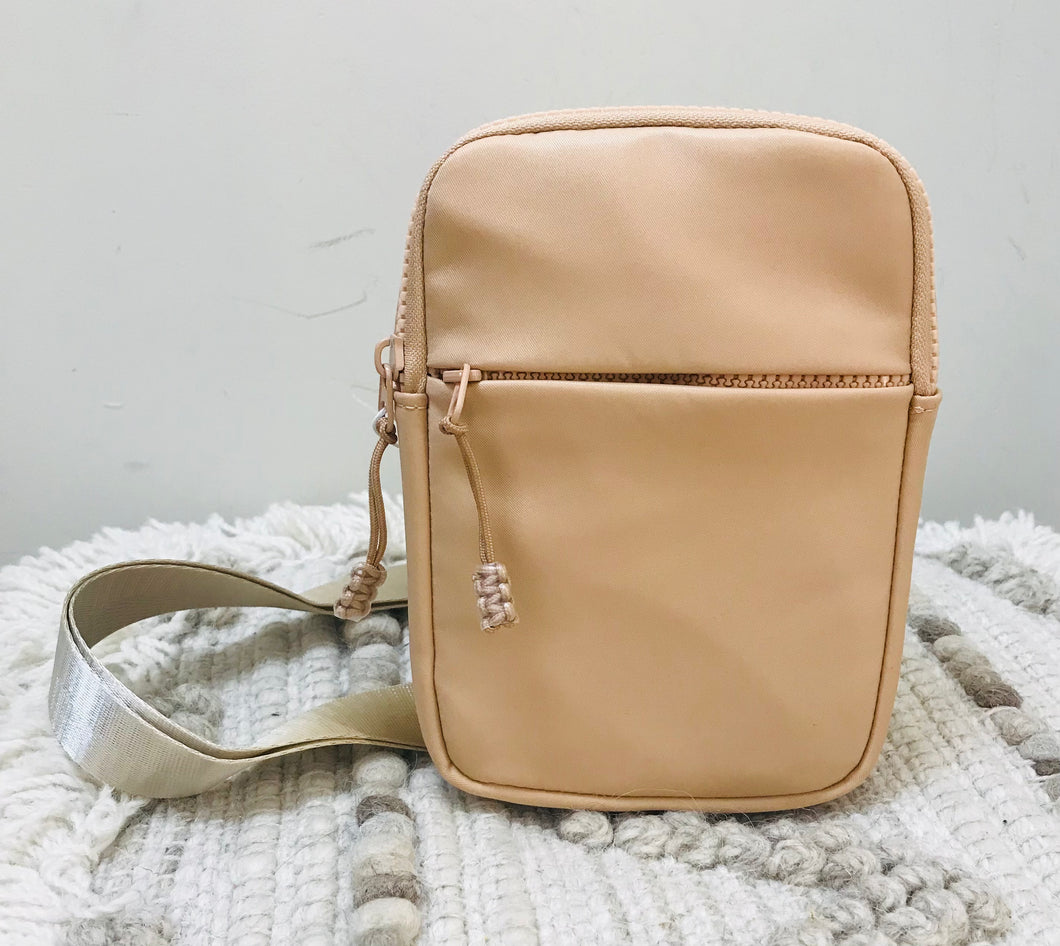 PEACH CROSSBODY BAG