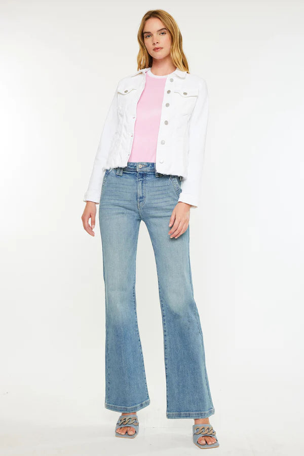 MACY HIGH RISE WIDE FLARE JEANS