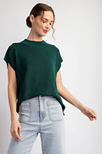 Load image into Gallery viewer, GREEN MOCK NECK TOP
