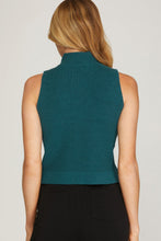 Load image into Gallery viewer, MOCK NECK SWEATER VEST
