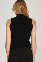 Load image into Gallery viewer, MOCK NECK SWEATER VEST
