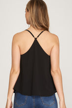 Load image into Gallery viewer, BLACK SWING TANK TOP
