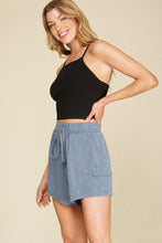 Load image into Gallery viewer, ELASTIC WAIST SIDE POCKET SHORTS
