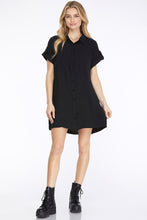 Load image into Gallery viewer, BUTTON UP SHIRT DRESS
