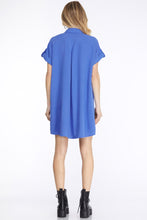 Load image into Gallery viewer, BUTTON UP SHIRT DRESS
