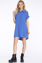 Load image into Gallery viewer, BUTTON UP SHIRT DRESS
