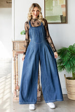 Load image into Gallery viewer, PLEATED WIDE LEG OVERALLS
