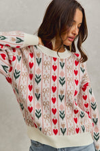 Load image into Gallery viewer, BLOOM &amp; BOW SWEATER TOP
