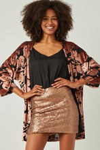 Load image into Gallery viewer, STRETCH SEQUIN MINI SKIRT
