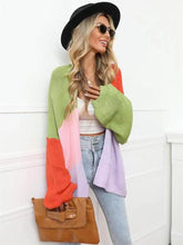 Load image into Gallery viewer, PASTEL COLORBLOCK CARDIGAN
