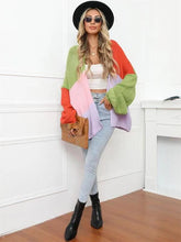 Load image into Gallery viewer, PASTEL COLORBLOCK CARDIGAN
