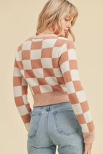 Load image into Gallery viewer, PINK CHECKERED CARDIGAN
