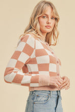 Load image into Gallery viewer, PINK CHECKERED CARDIGAN

