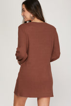 Load image into Gallery viewer, THERMAL KNIT DRESS
