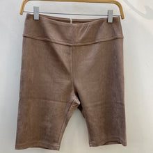 Load image into Gallery viewer, FAUX SUEDE BIKER SHORTS
